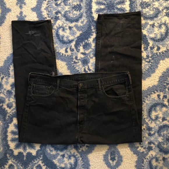 levis 501 well worn black
